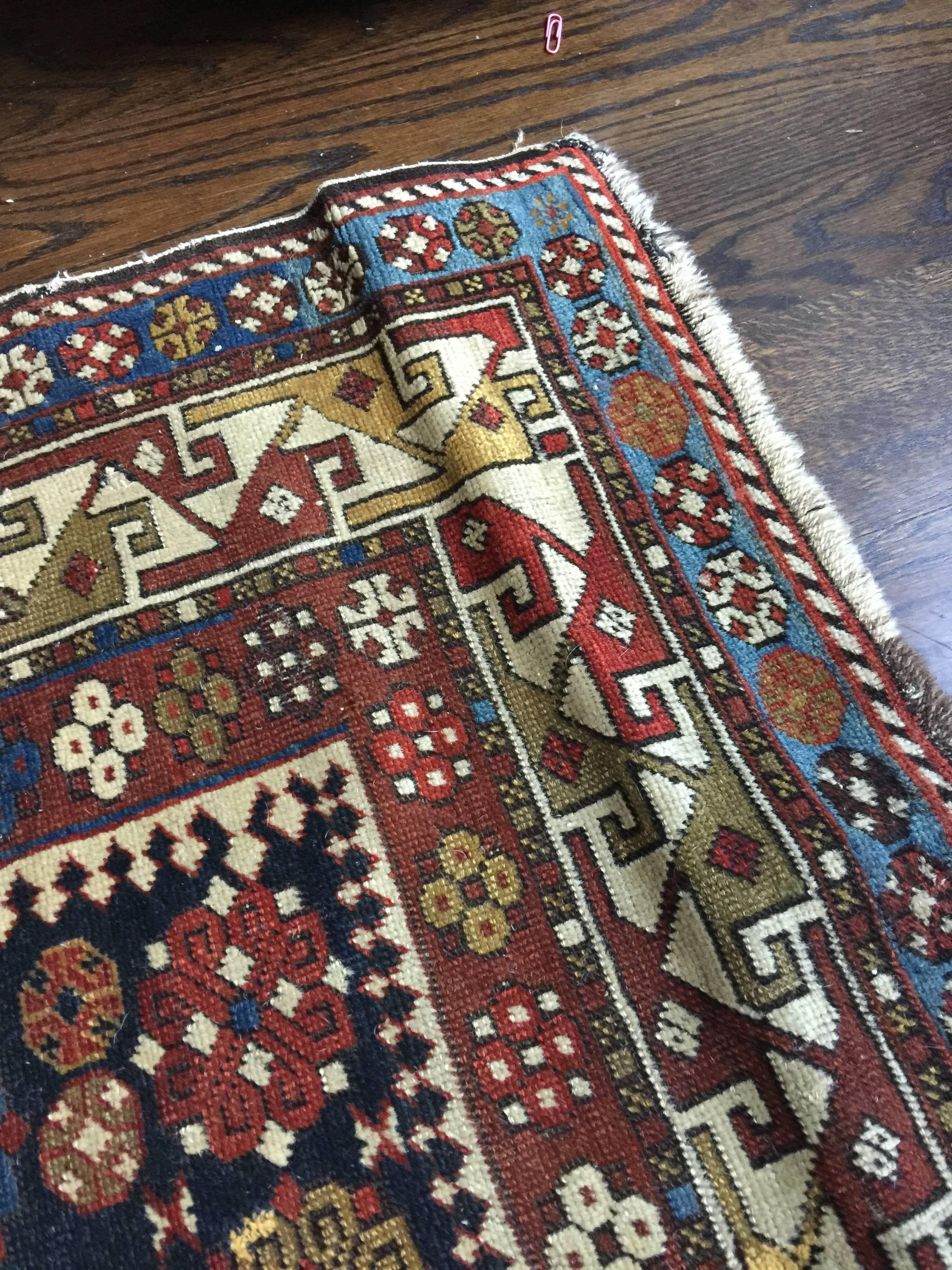 Antique Shirvan Rug For Sale 8