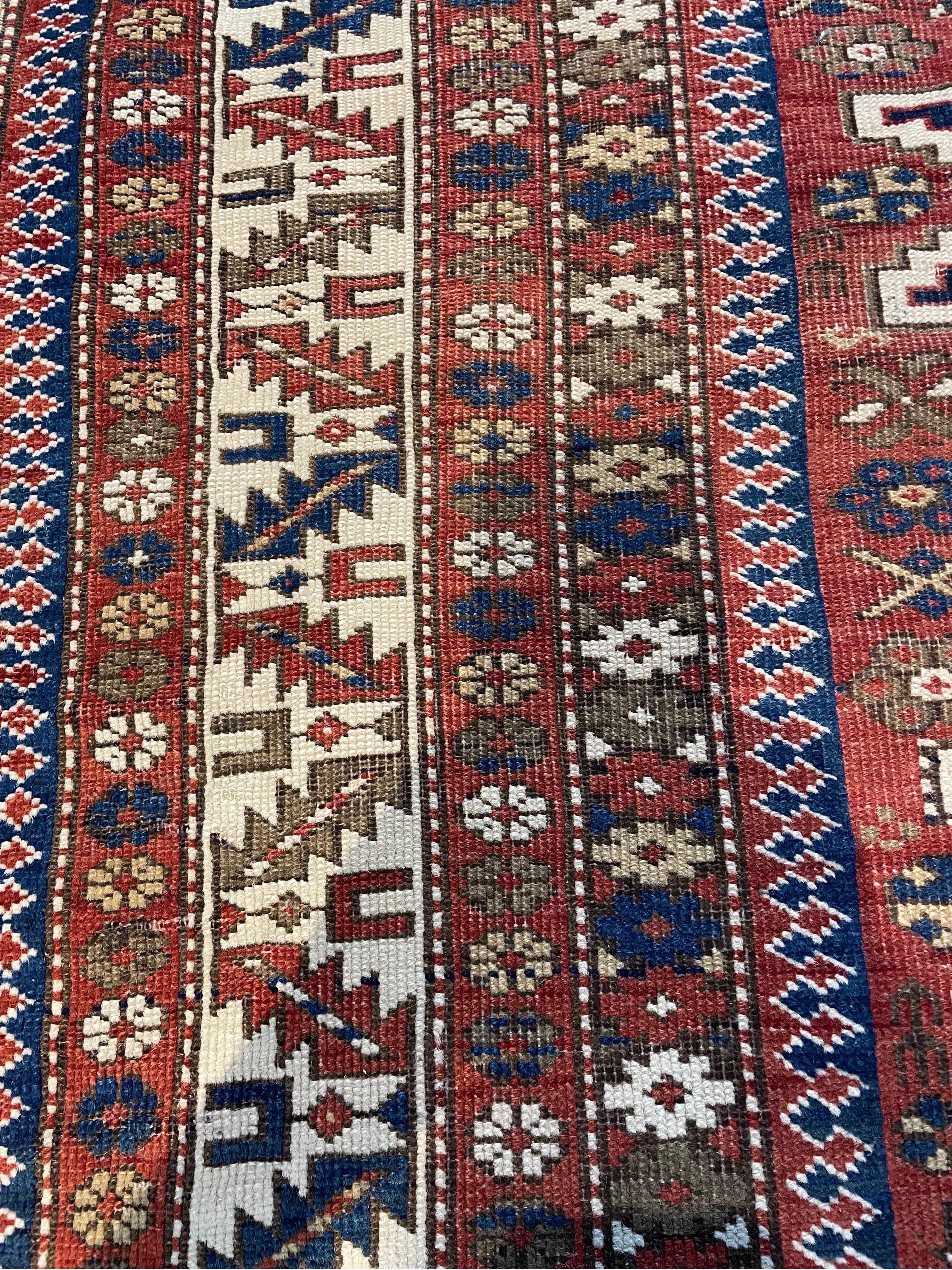 Antique Shirvan Rug Beautiful Colors and Design .