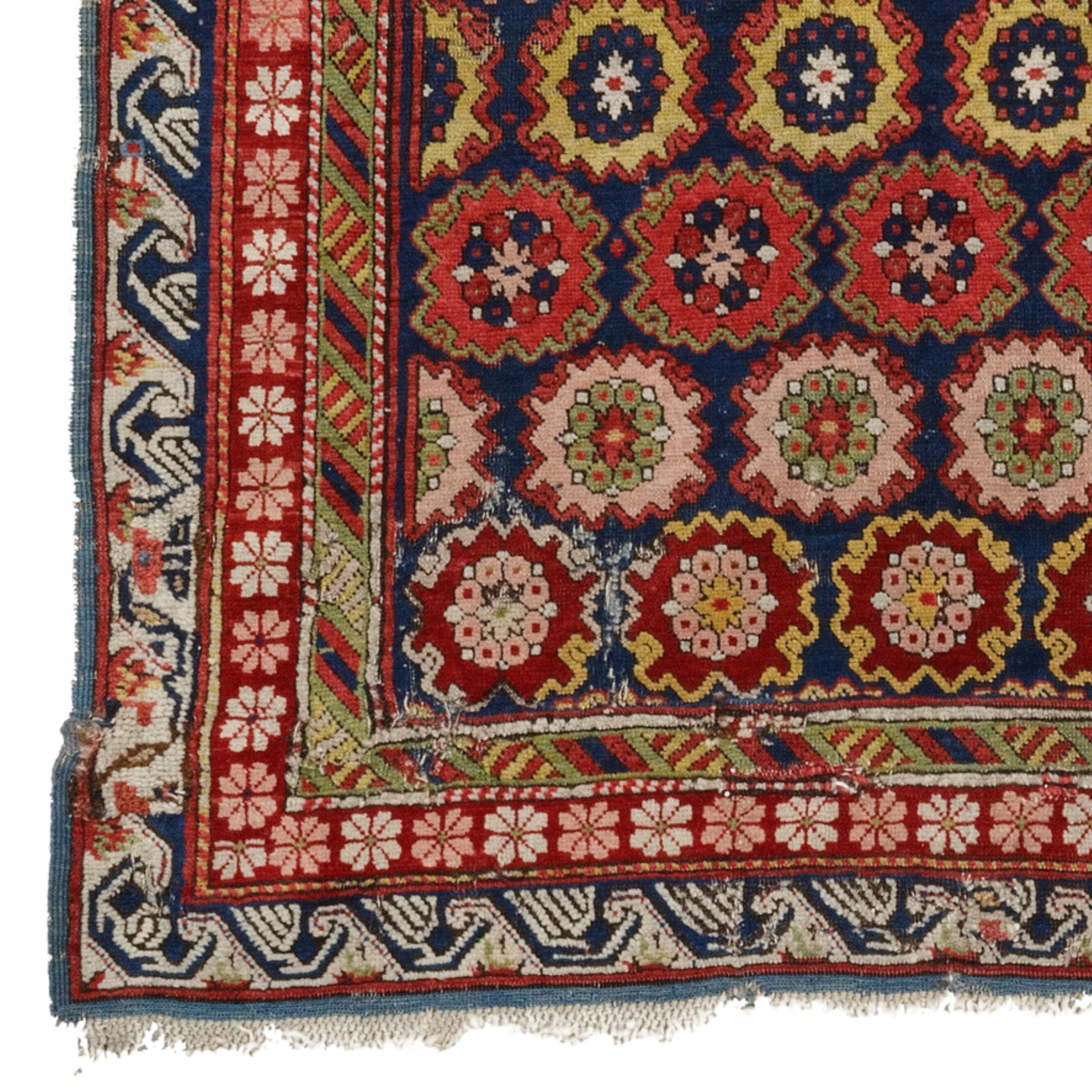 Antique Kuba Shirvan Rug
Late Of The 19th Century Caucasian Shirvan Rug. in Good Condition.
Size 110 x 180 cm (43,3x70,8 In)

The Shirvan carpet is a handmade floor covering in the Shirvan region of Azerbaijan in the Southeastern Caucasus.

Many of