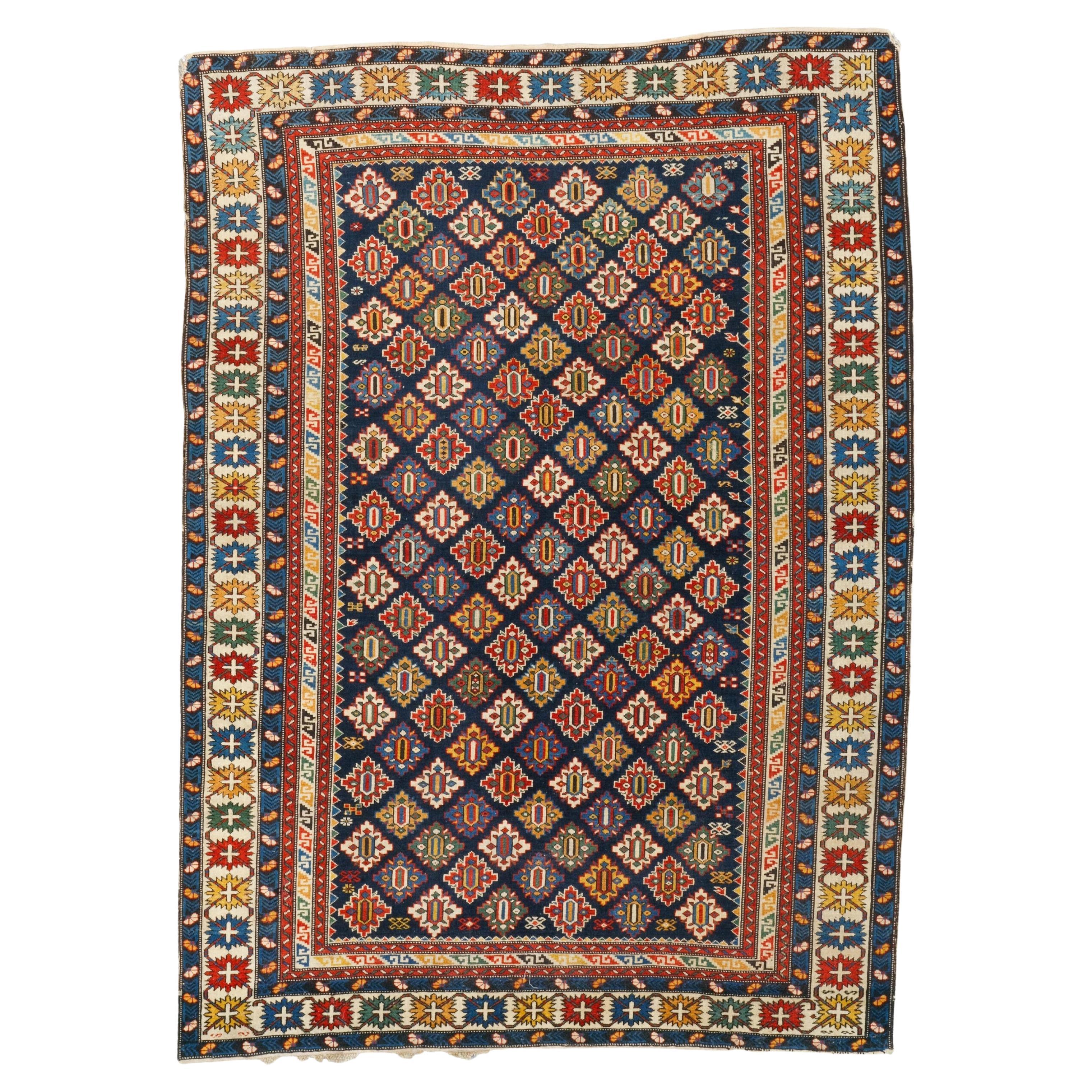 Tapis Shirvan antique - Fin du 19ème siècle Tapis Shirvan caucasien Kuba