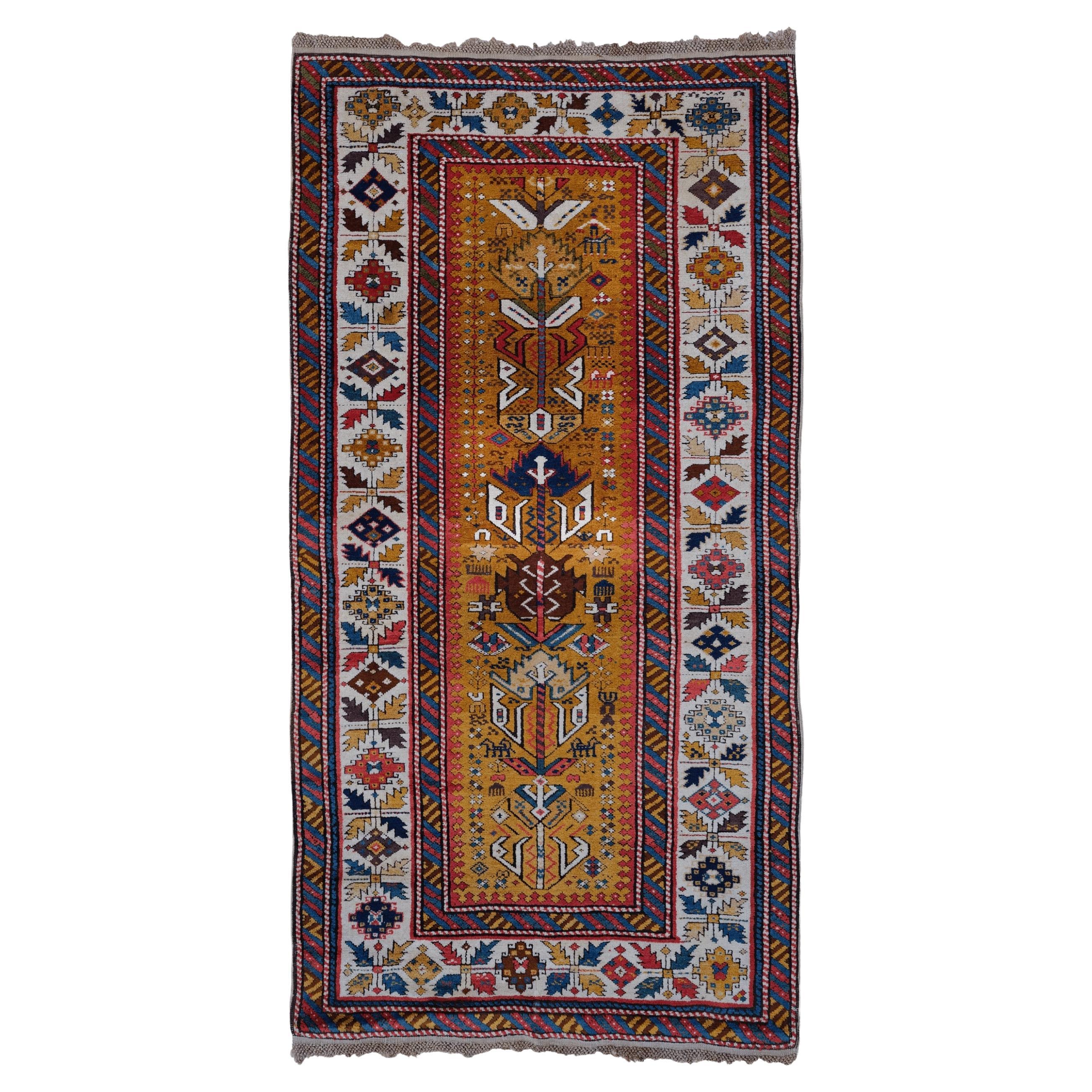 Tapis ancien de Shirvan - Milieu du 19e siècle