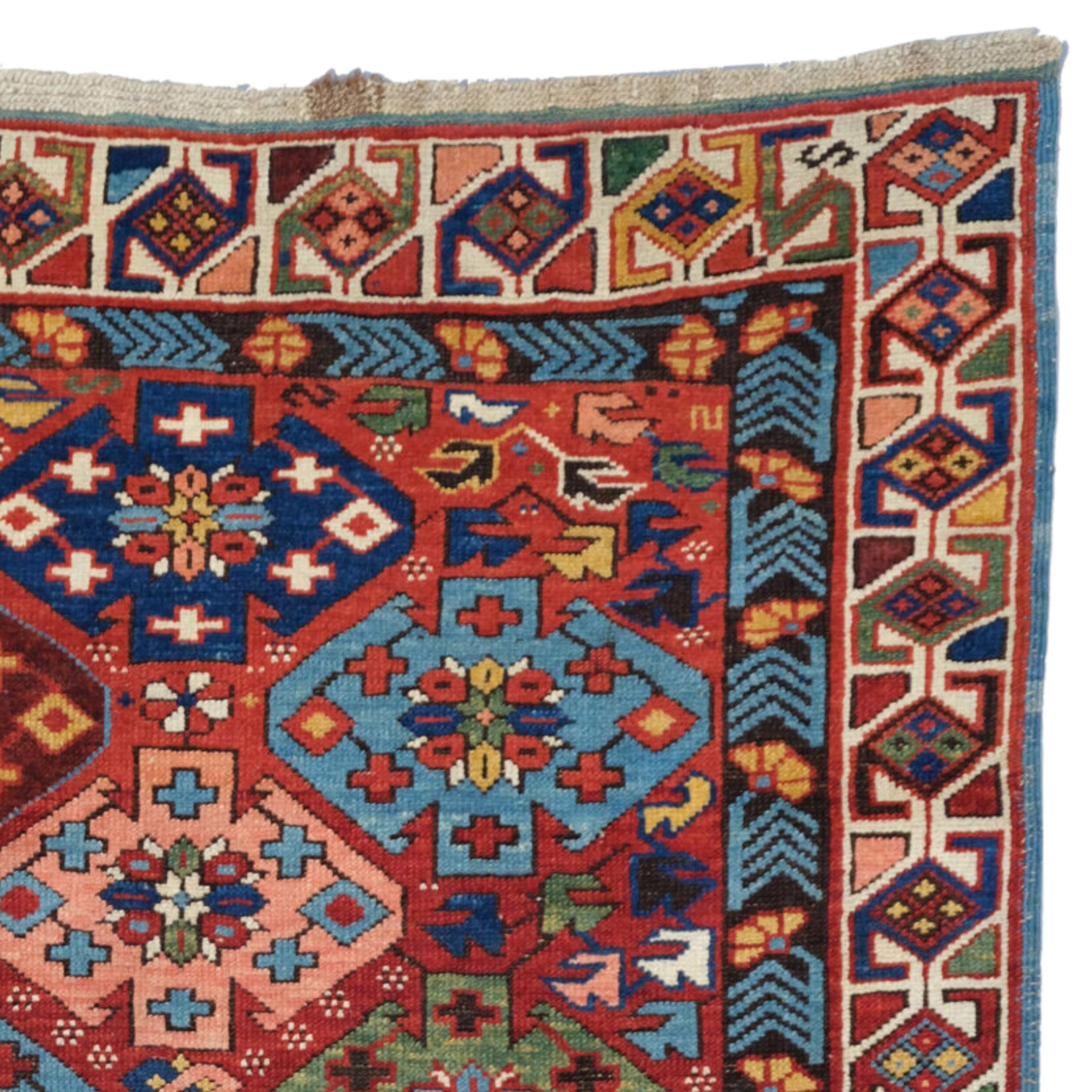 19th Century Antique Shirvan Rug - Shirvan rug from the late 19th century, Caucasian Rug For Sale