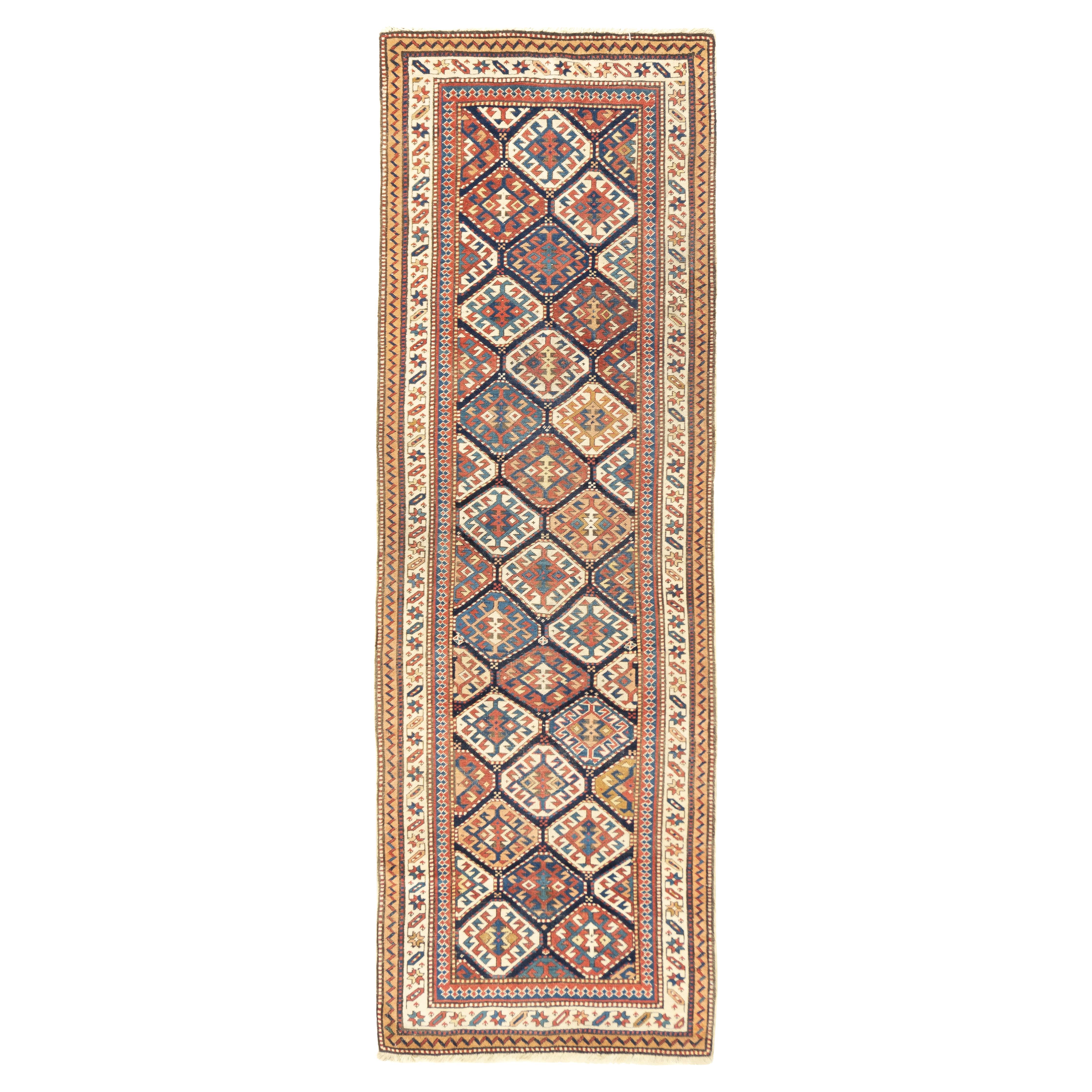 Antique Shirvan Runner 3'4'' x 9'6''