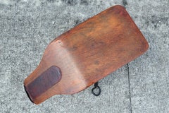 19th Century Antique Shoe Shine Stand with Wood Foot Rest, USA