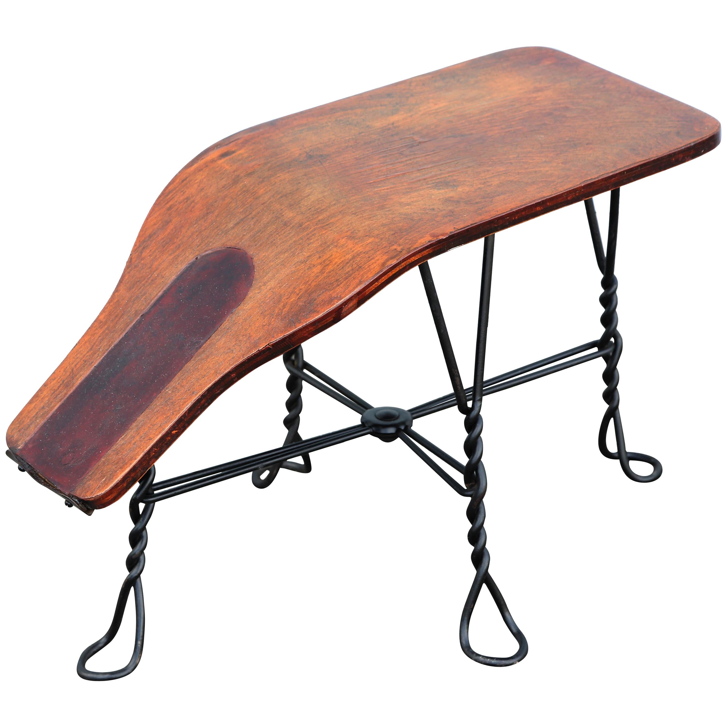 Antique Shoe Shine Stand For Sale