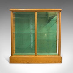Shop Display Cabinet, English, Victorian Fitting, Ash, Fitting, circa 1900