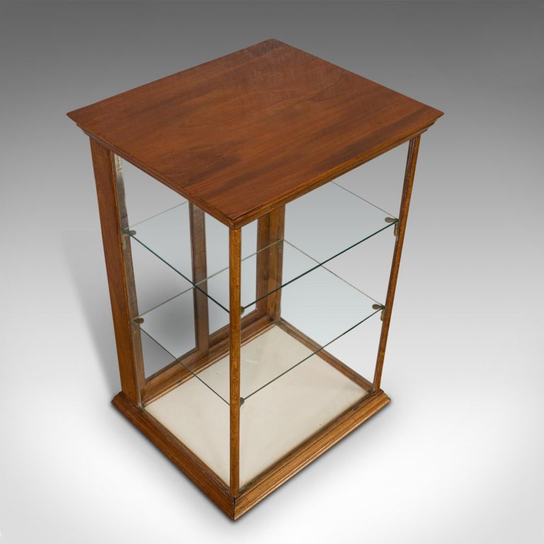 Antique Shop Display Cabinet, English, Walnut, Shop ...