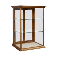 Antique Shop Display Cabinet, English, Walnut, Shop Fitting, Chemist, Victorian