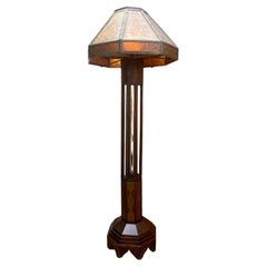 Antigua lámpara de pie A&C "Tienda del Artesano", Época Stickley  W7969   DEBE  VENDER