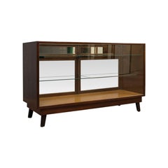 Used Shopfitting Display Cabinet, English, Mahogany, Oak, Showcase, Edwardian