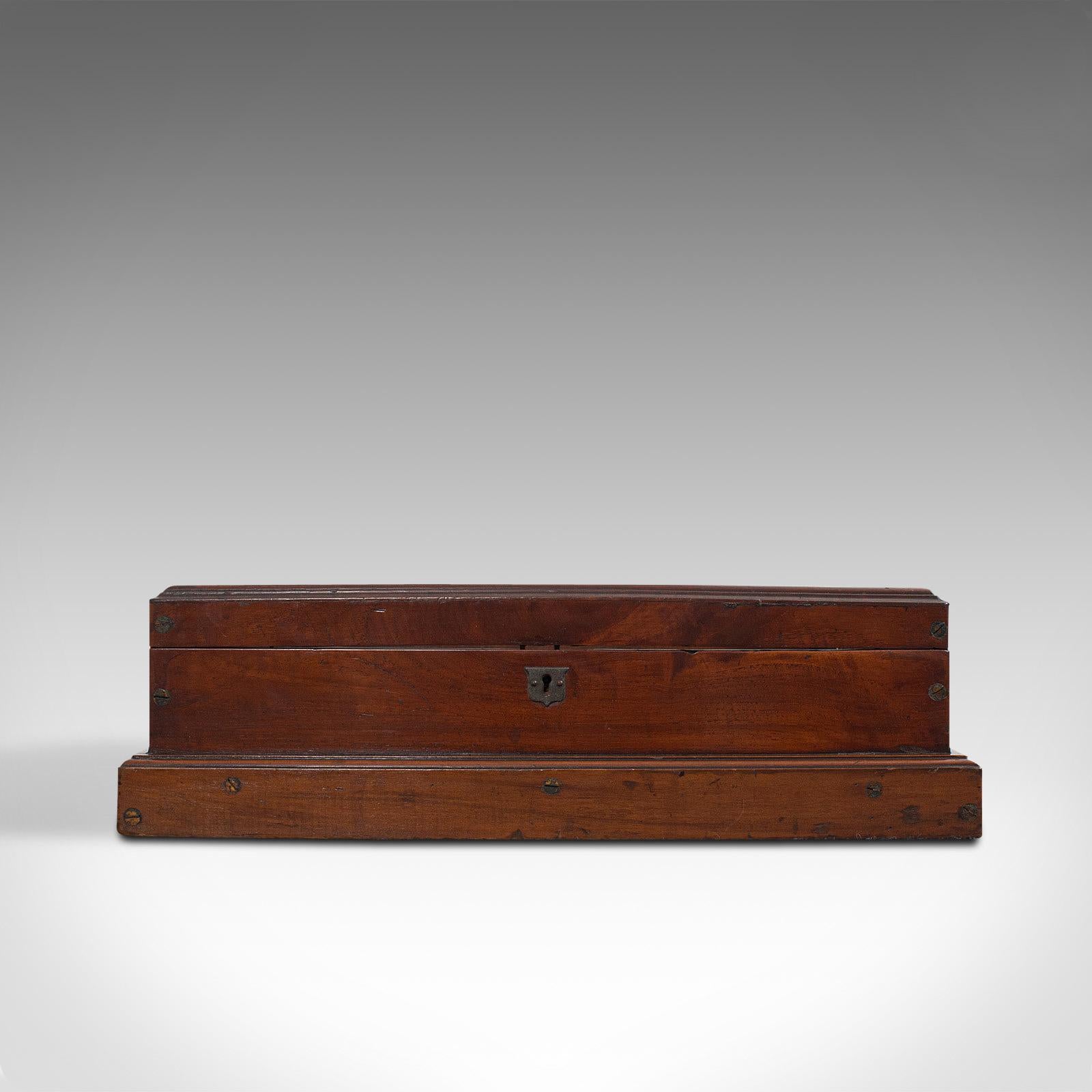 British Antique Shop's Countertop Bijouterie Case, Walnut, Display Cabinet, Victorian