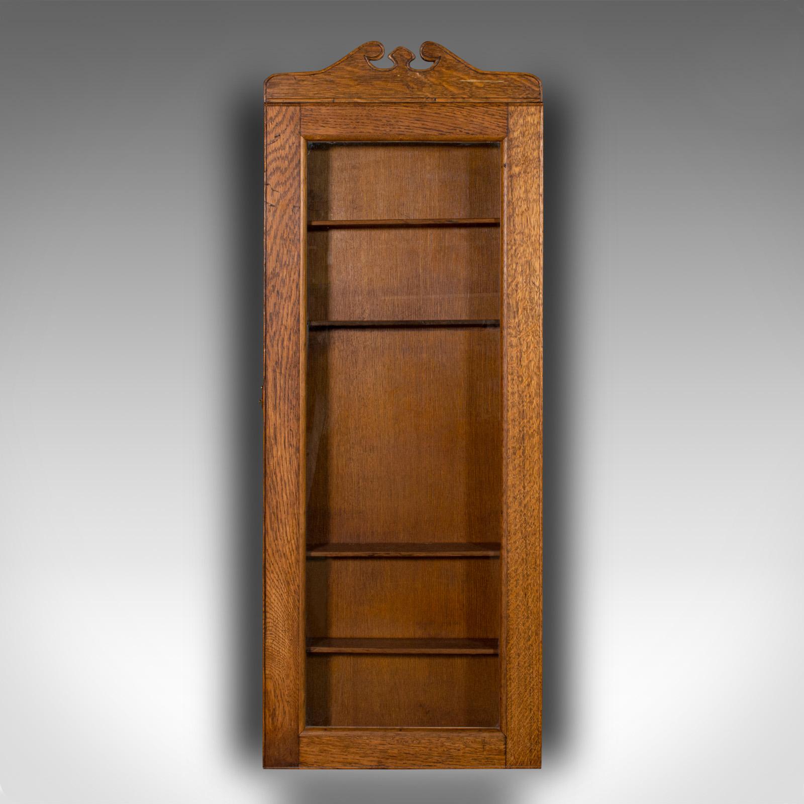 antique showcase cabinet