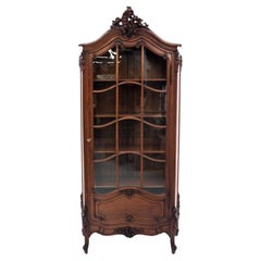 Antique showcase, France, circa 1870. After renovation.