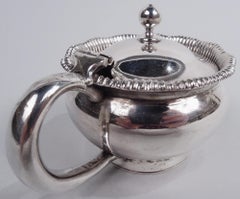 Antique Shreve, Crump & Low Classical Sterling Silver Mustard Pot