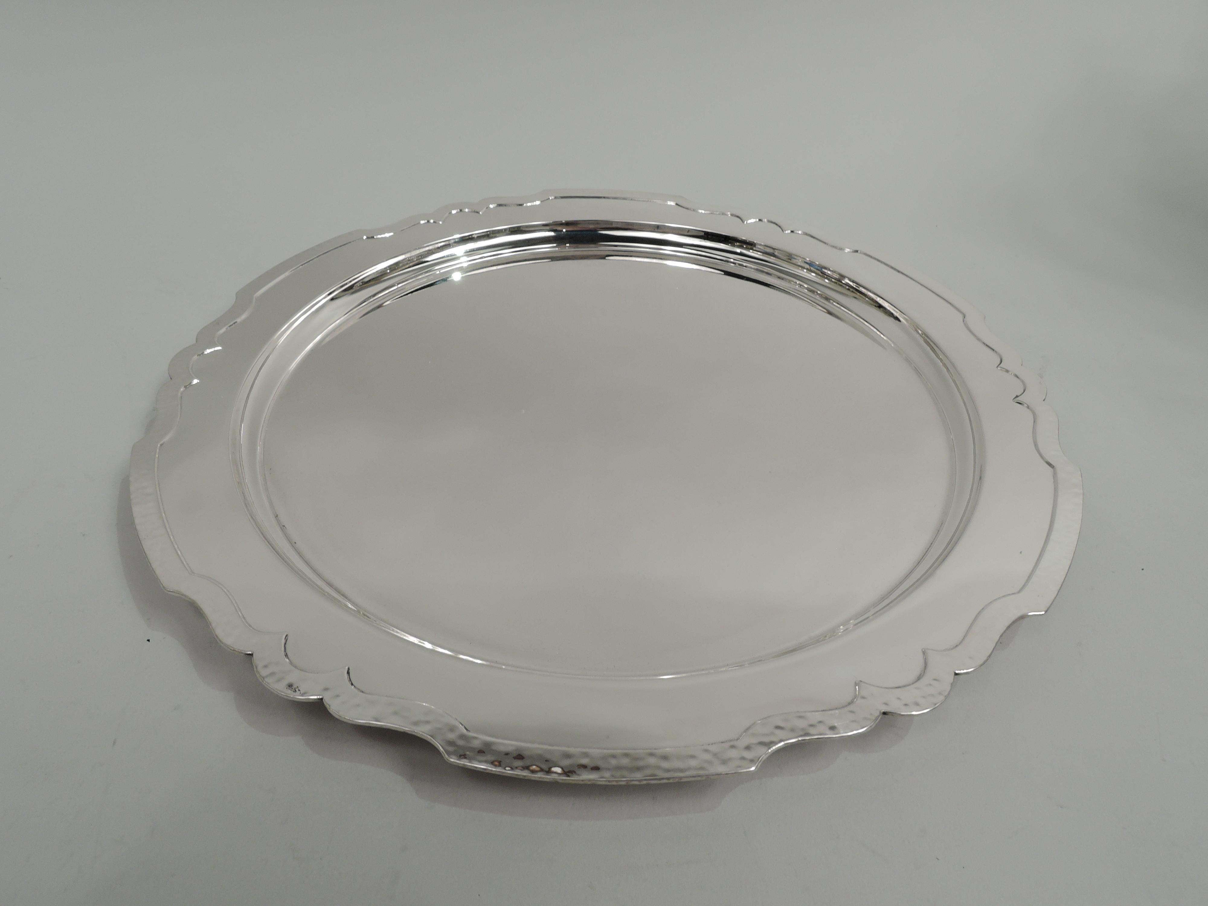 Antique Shreve Modern Georgian Sterling Silver Coffee Set on Tray 2
