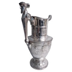 Antique Shreve, Stanwood Boston Greek Revival Sterling Silver Ewer