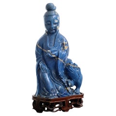 Antique Shuiyue Guanyin Sculpture