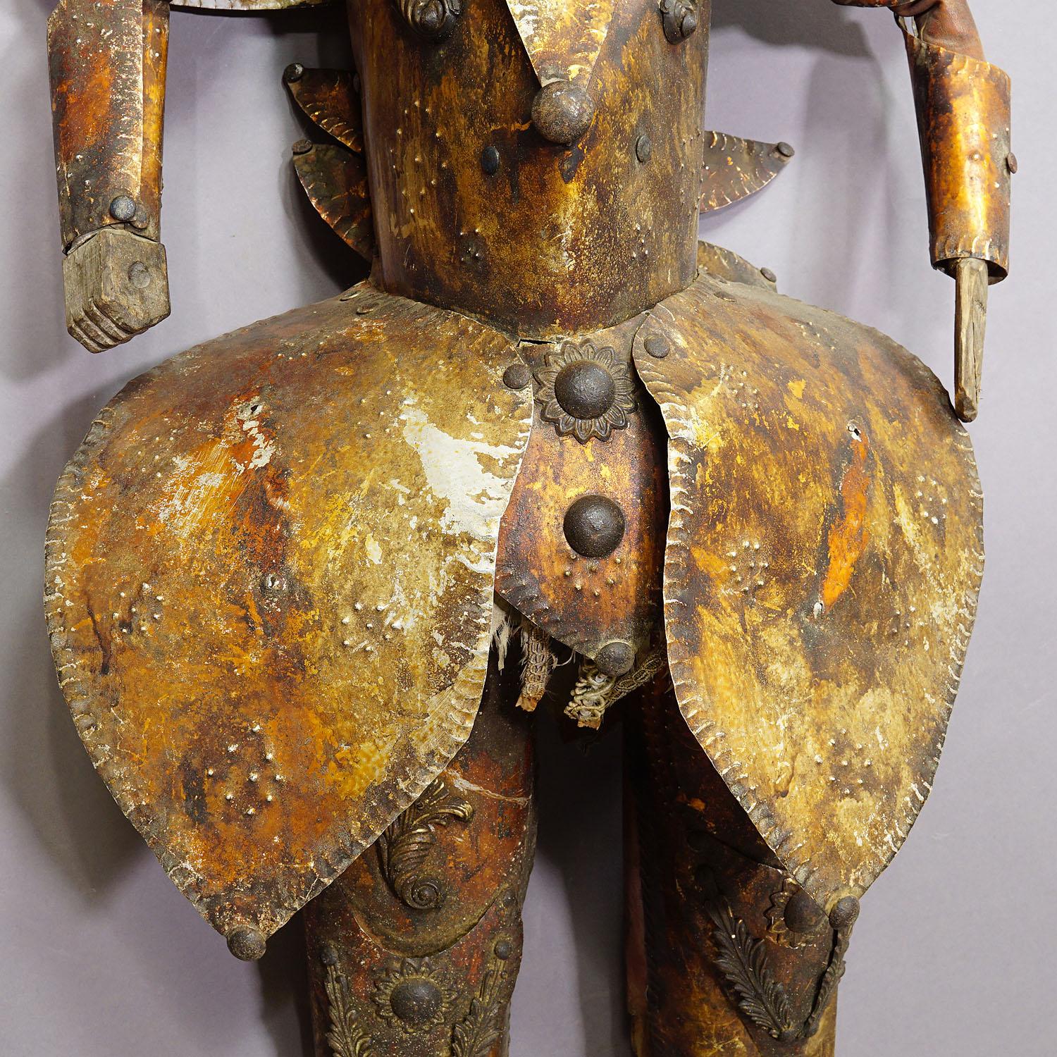 Antike sizilianische Oper dei Pupi-Theater Marionette, ca. 1930er Jahre im Zustand „Gut“ im Angebot in Berghuelen, DE