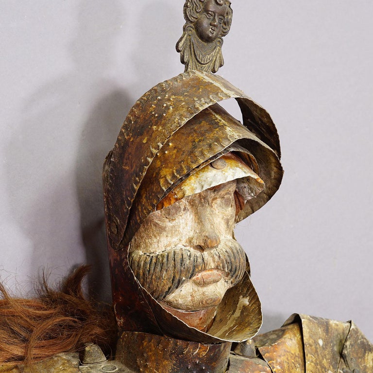 Marionnette Sicilienne Ancienne – Opera Dei Pupi, 80 Cm (pièce De Collection)