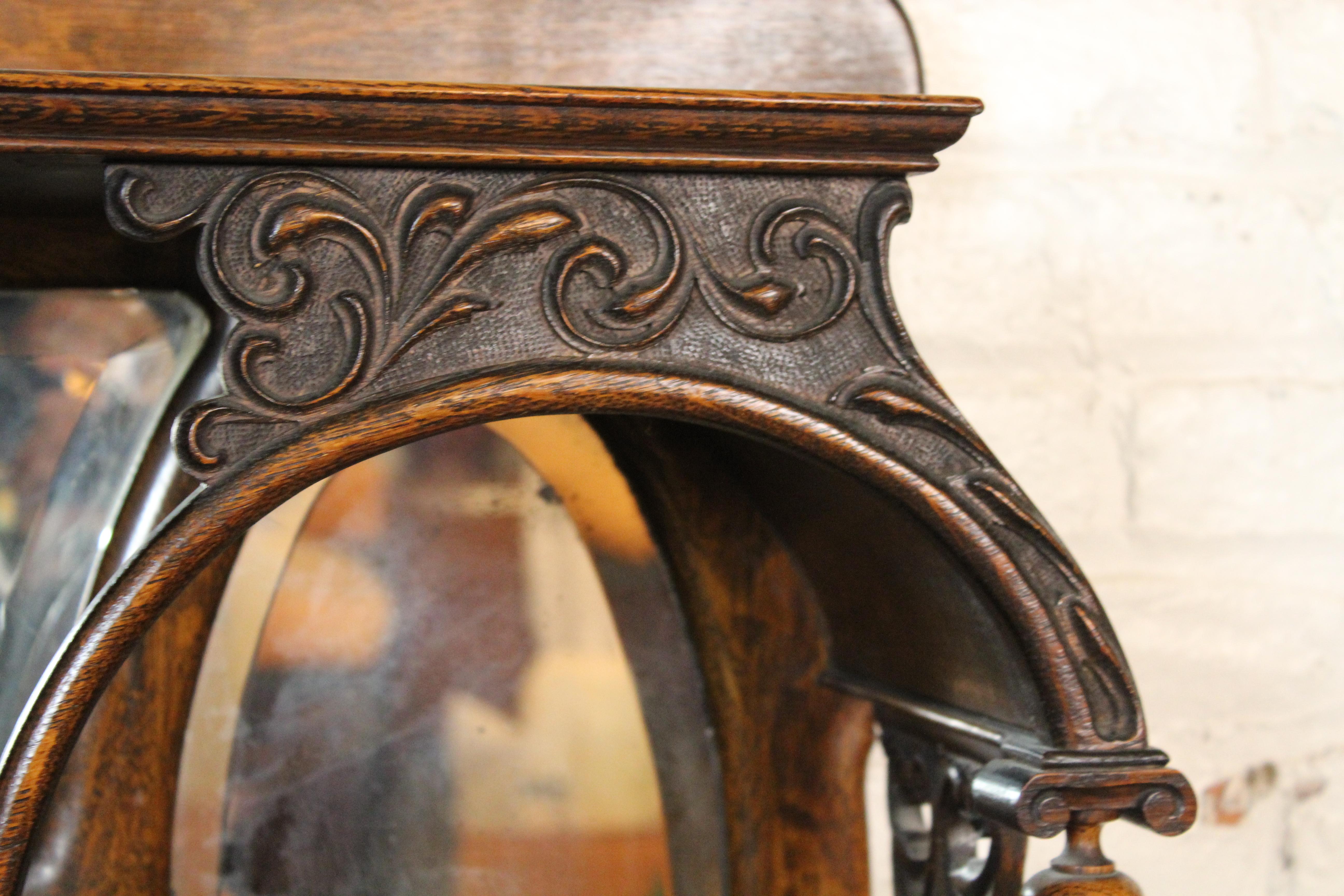 Glass Antique Side by Side Secretary / Display For Sale