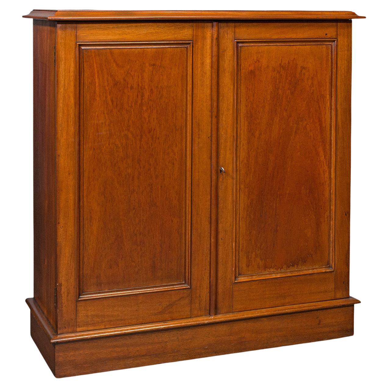 Antique Side Cabinet, English, Bookshelf, Drinks Cupboard, Victorian, Circa 1860