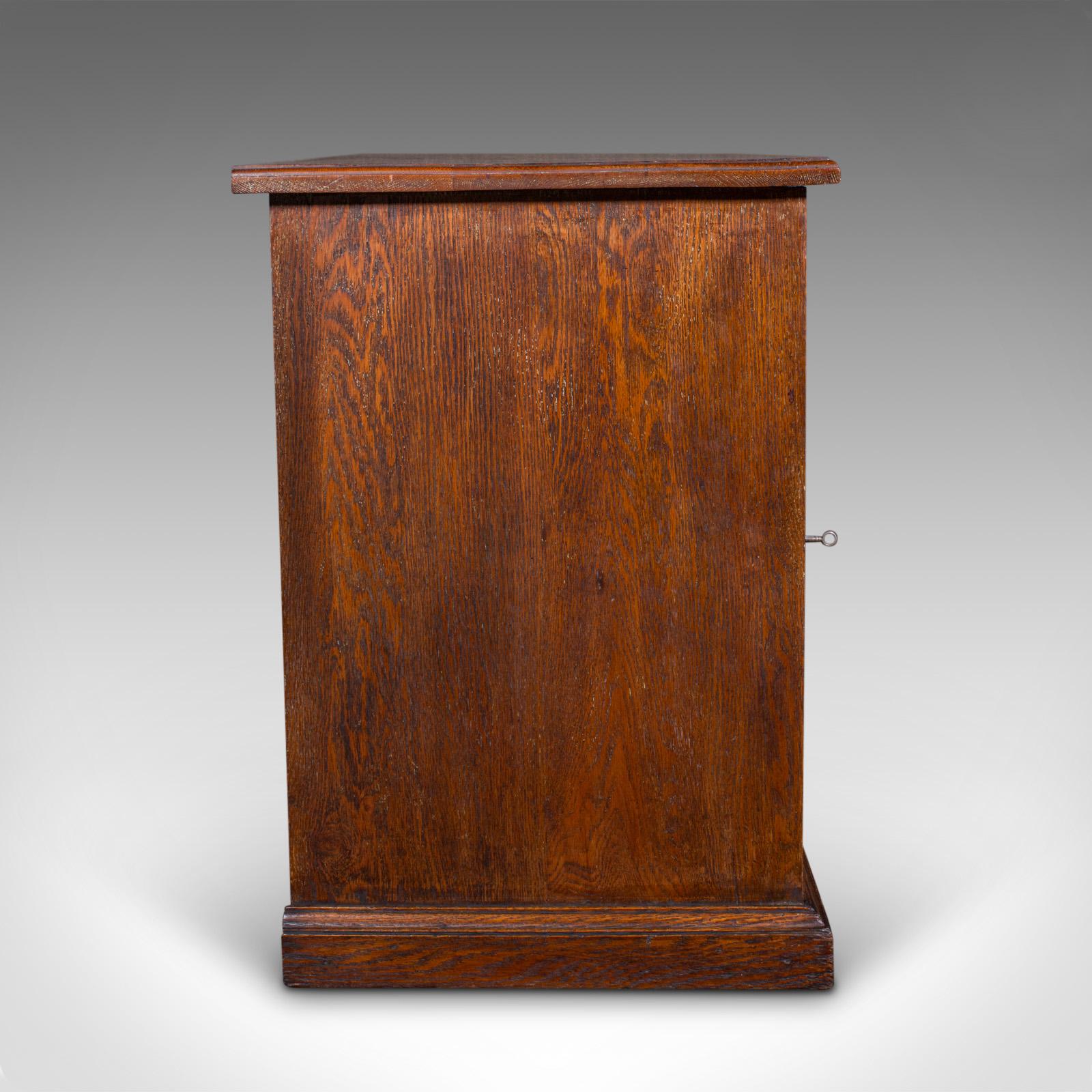 Antique Side Cabinet, English Oak, Hall Cupboard, Country House, Victorian, 1880 In Good Condition In Hele, Devon, GB