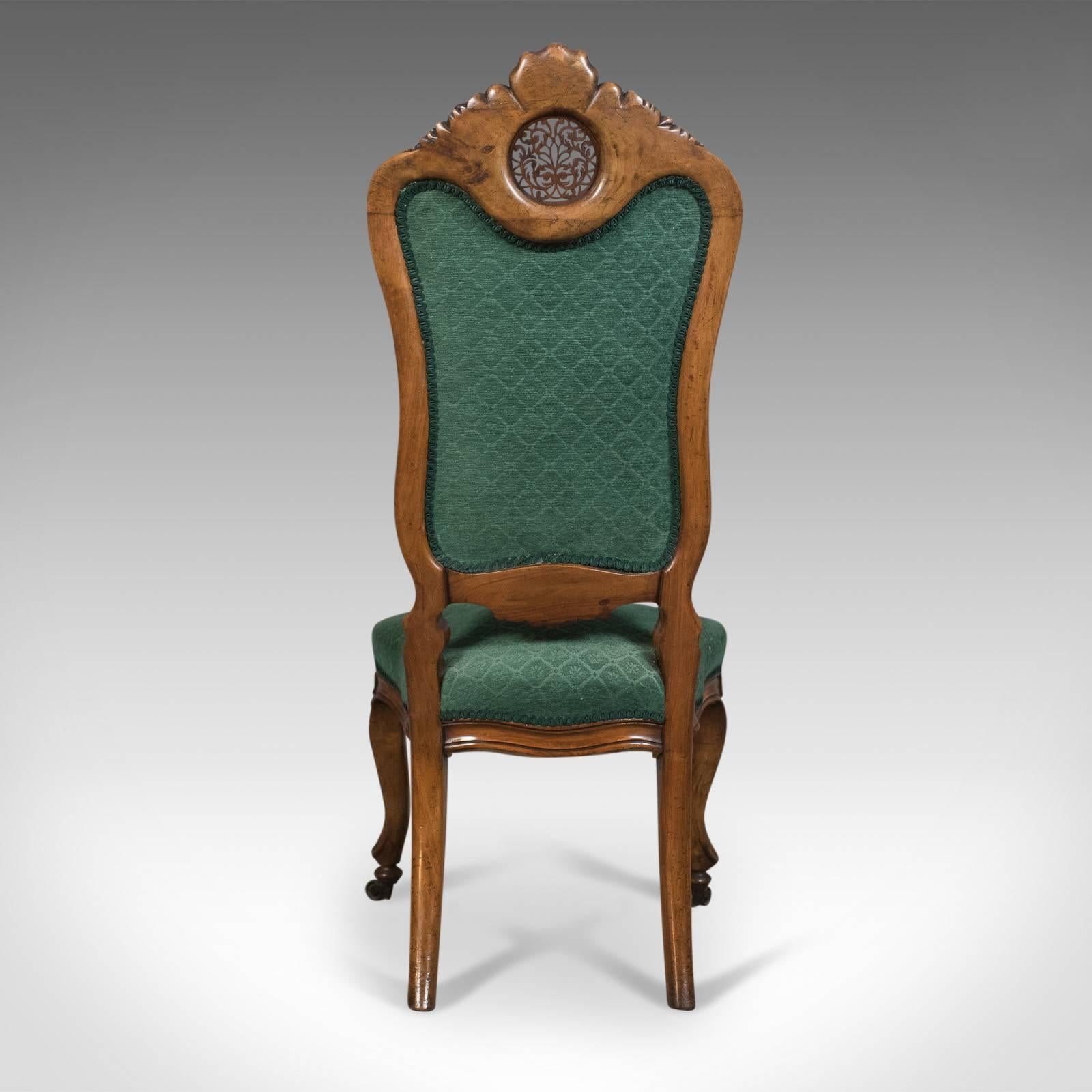 Antique Side Chair, 19th Century, Nursing, Salon, English, Walnut, circa 1820 In Good Condition In Hele, Devon, GB