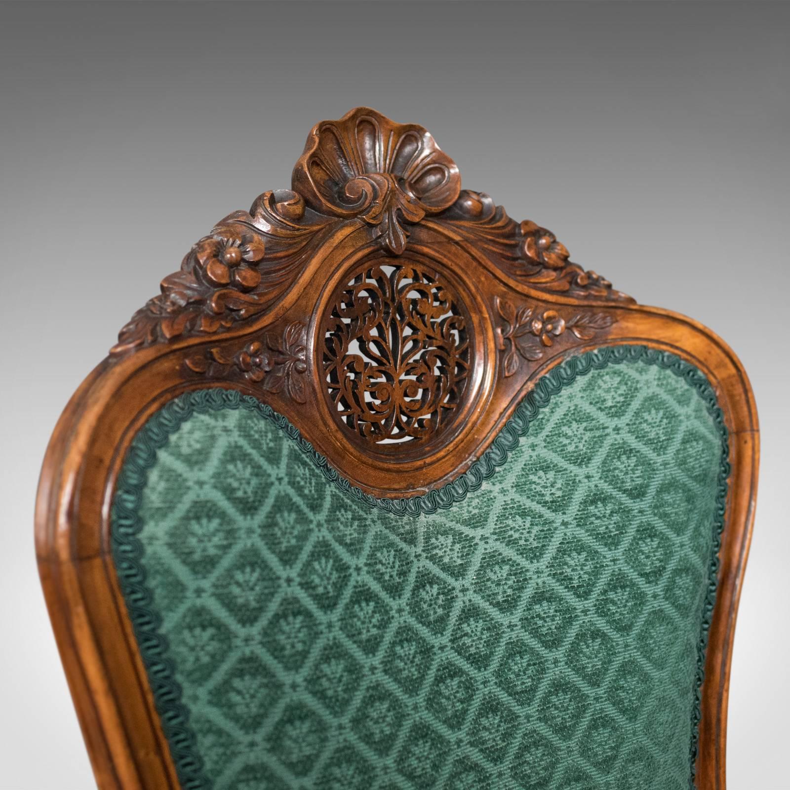 Antique Side Chair, 19th Century, Nursing, Salon, English, Walnut, circa 1820 1