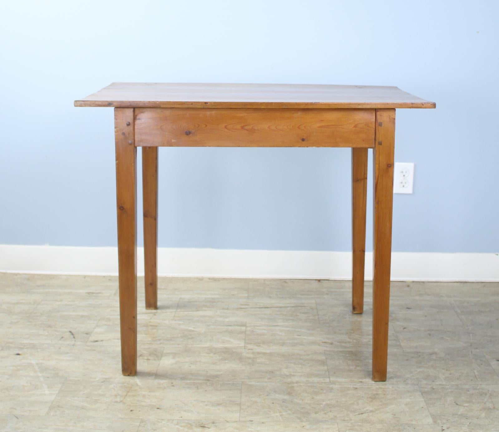 Antique Side or Writing Table in Pine 4