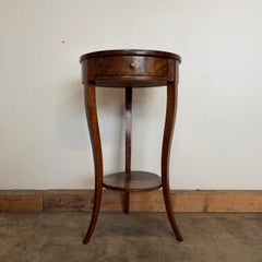 Antique side table  Biedermeier around 1825  Walnut