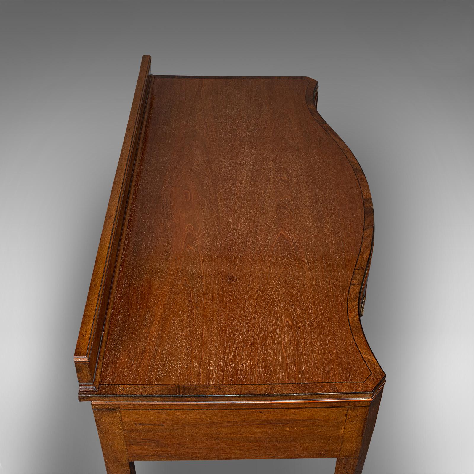 Antique Side Table, English, Mahogany, Buffet, Server, Hamptons, Edwardian, 1910 For Sale 3