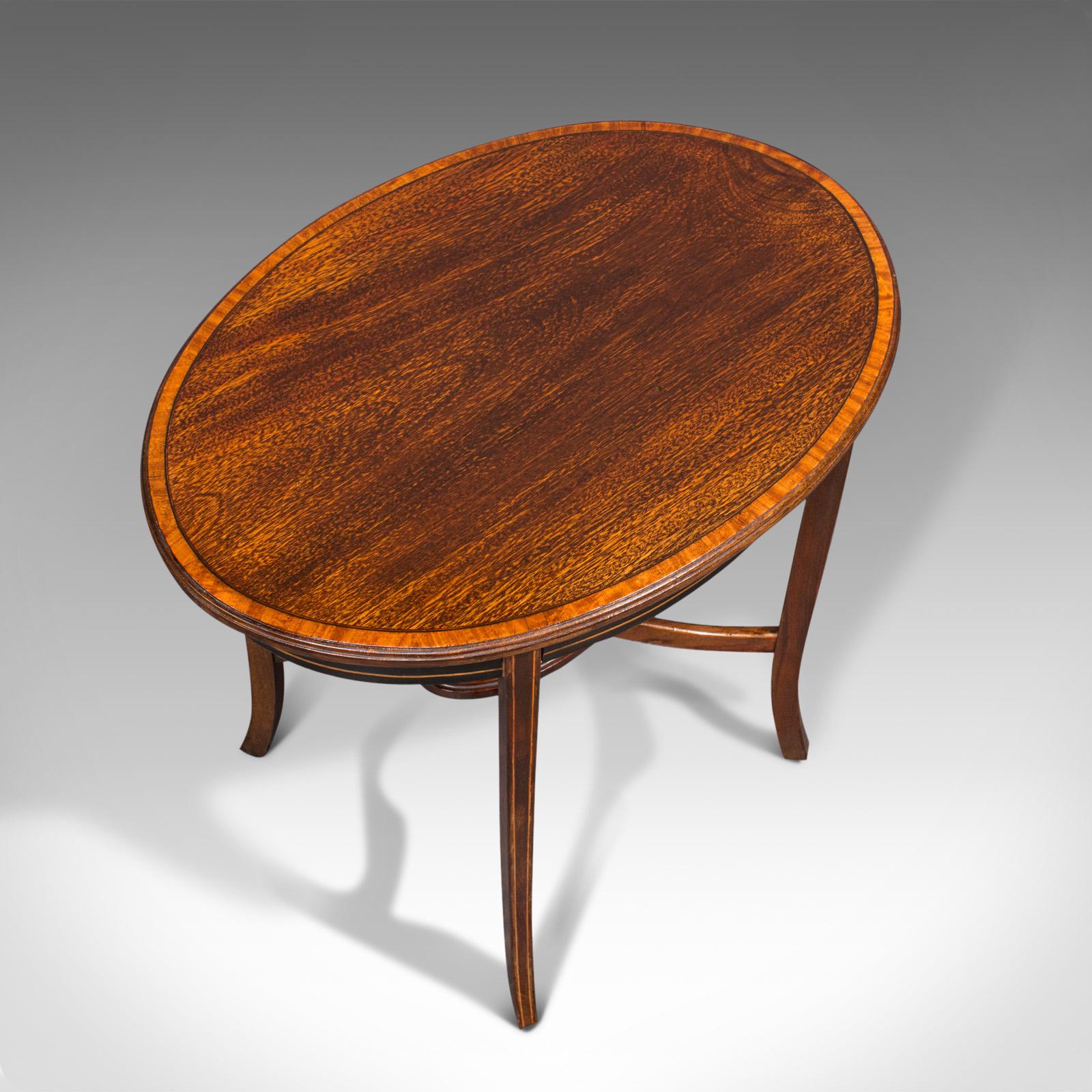Antique Side Table, English, Mahogany, Walnut, Lamp, Occasional, Regency, C.1820 1