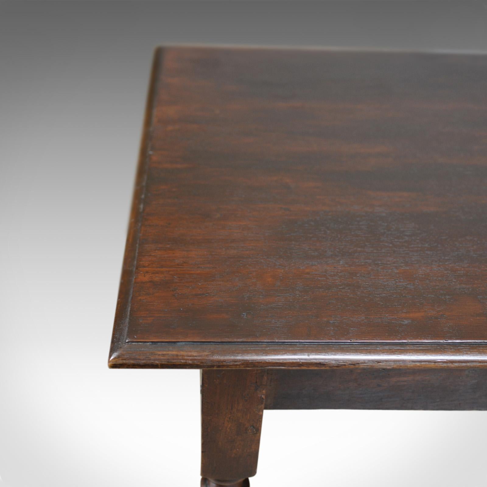 Antique Side Table, English, Victorian, English, Oak, Late 19th Century 2