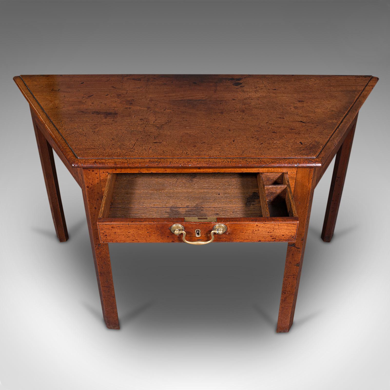 Antique Side Table, English, Writing Desk, Console, Window, Georgian, circa 1800 2