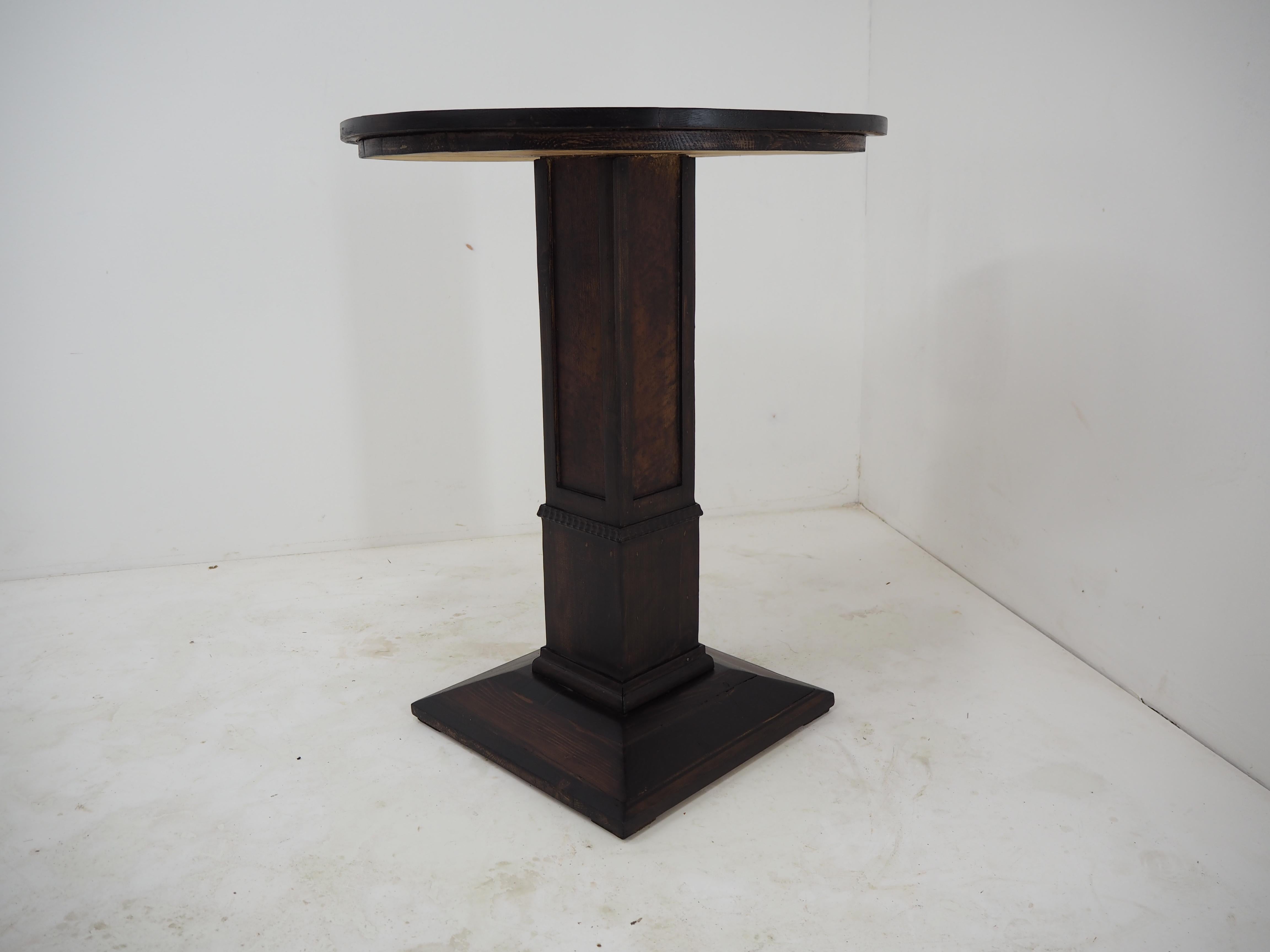 Wood Antique Side Table, Europe, 1930s For Sale