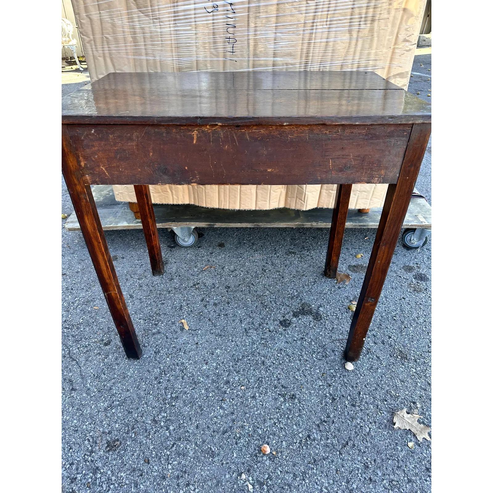 Hardwood Antique Side Table
