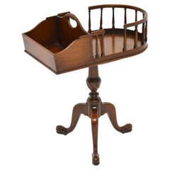 Antique Chippendale Side Table, Wood, Tripod Legs, England, Circa 1910