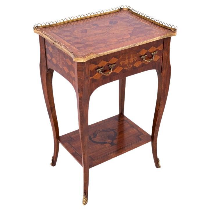 Antique side table, France, circa 1910.
