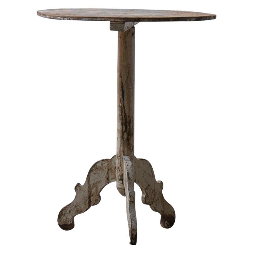 Table d'appoint ancienne d'Espagne, fin du XIXe siècle