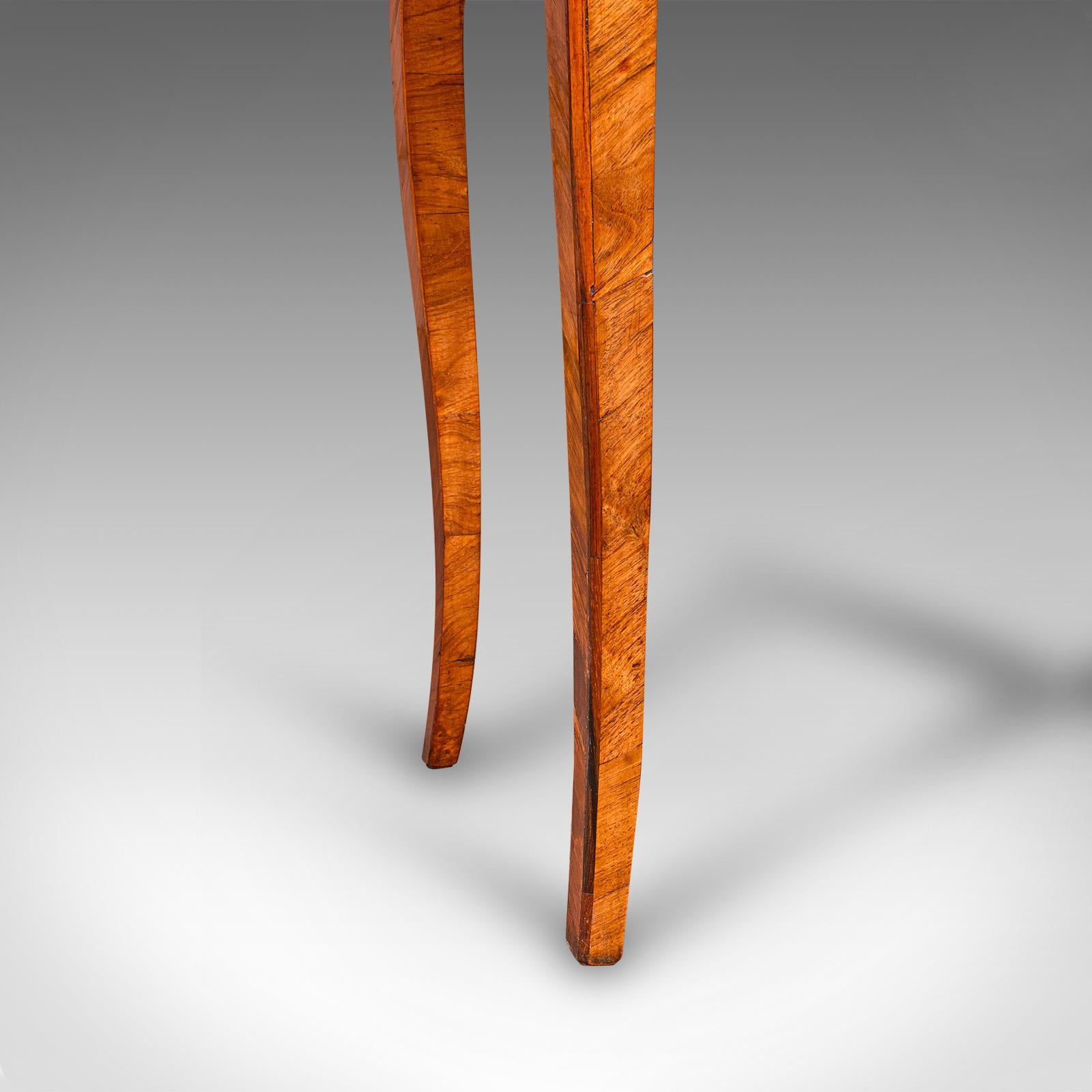 Table d'appoint ancienne, italienne, en bois de roi, en marbre, table de chevet, victorienne en vente 6