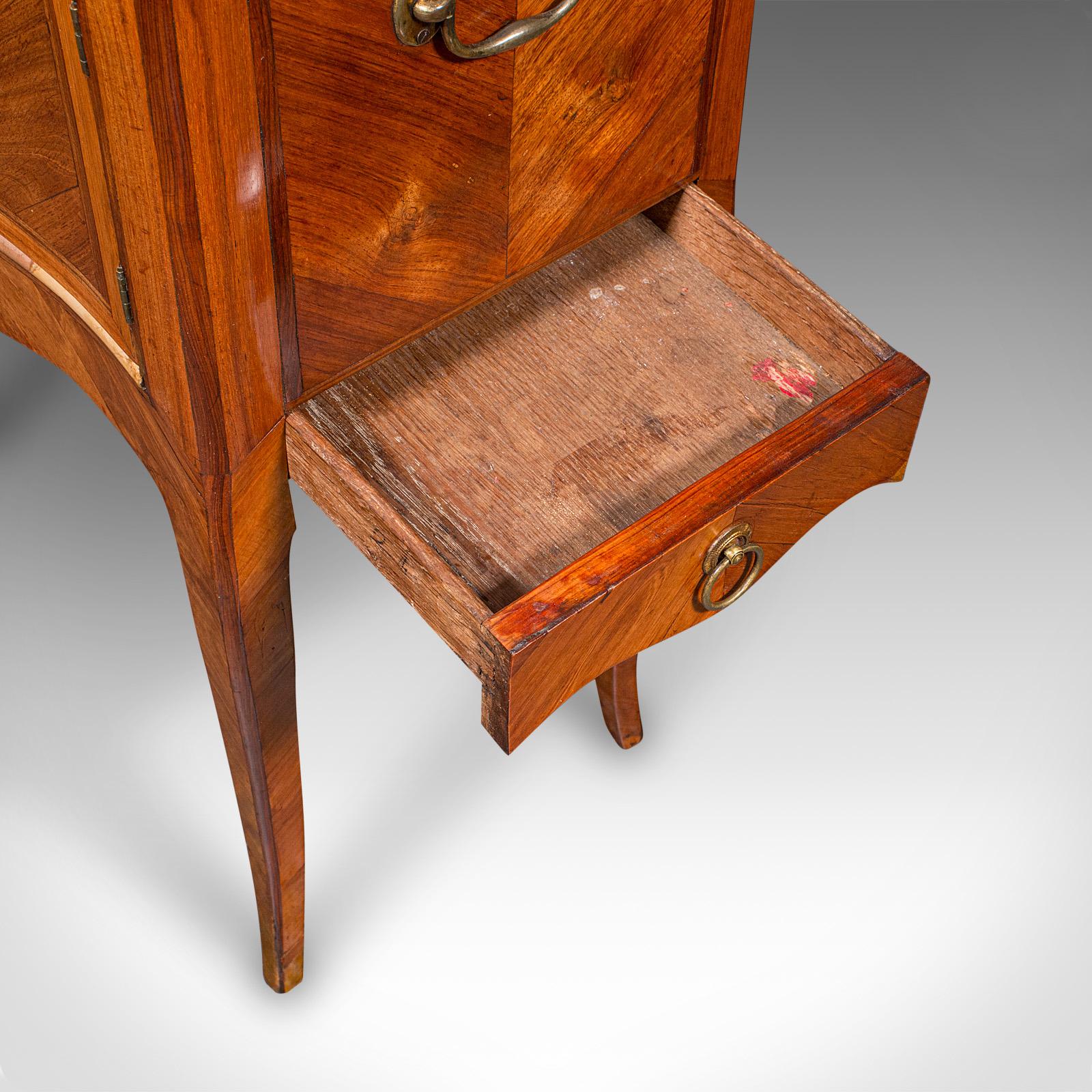 Table d'appoint ancienne, italienne, en bois de roi, en marbre, table de chevet, victorienne en vente 3