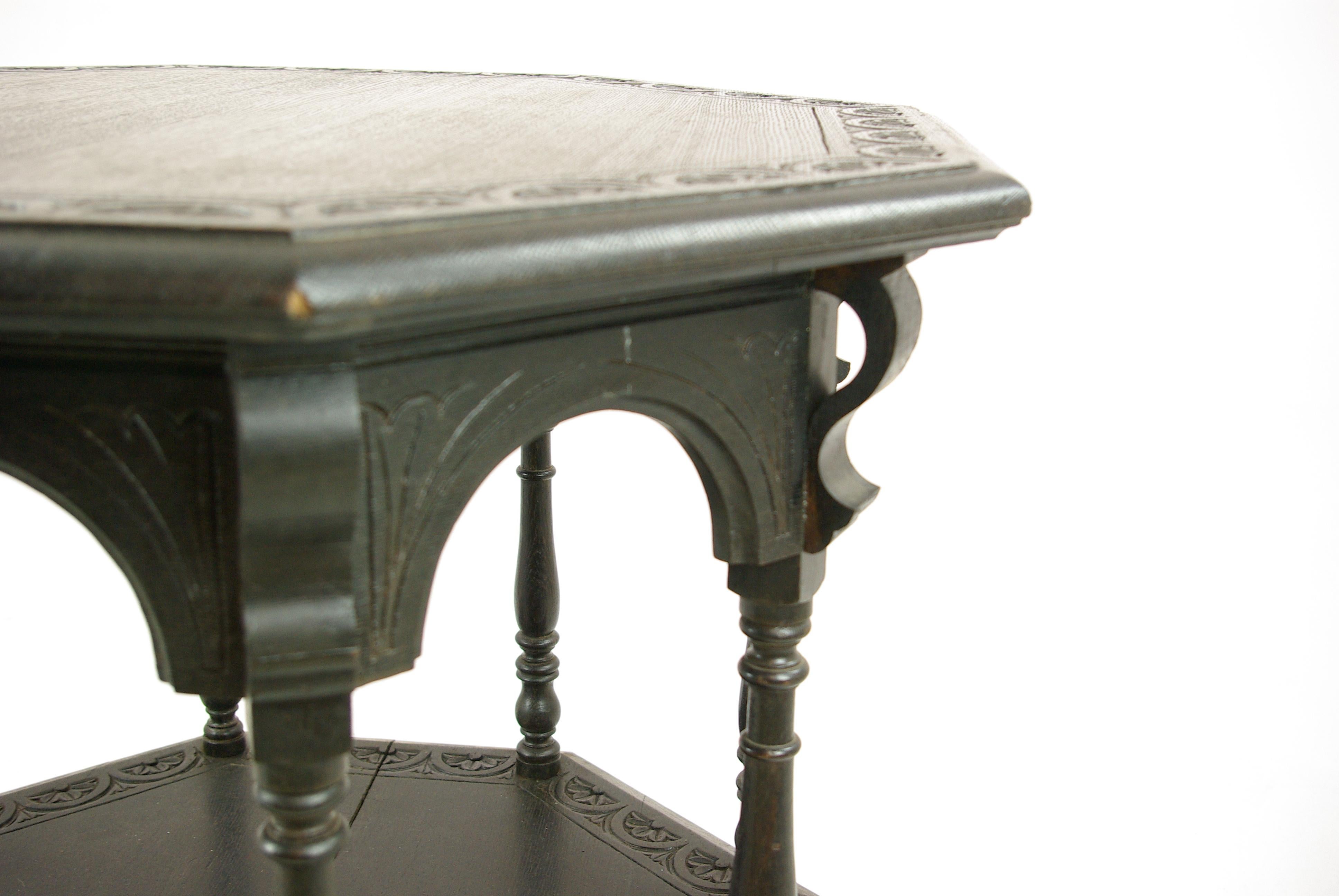 octagonal side table