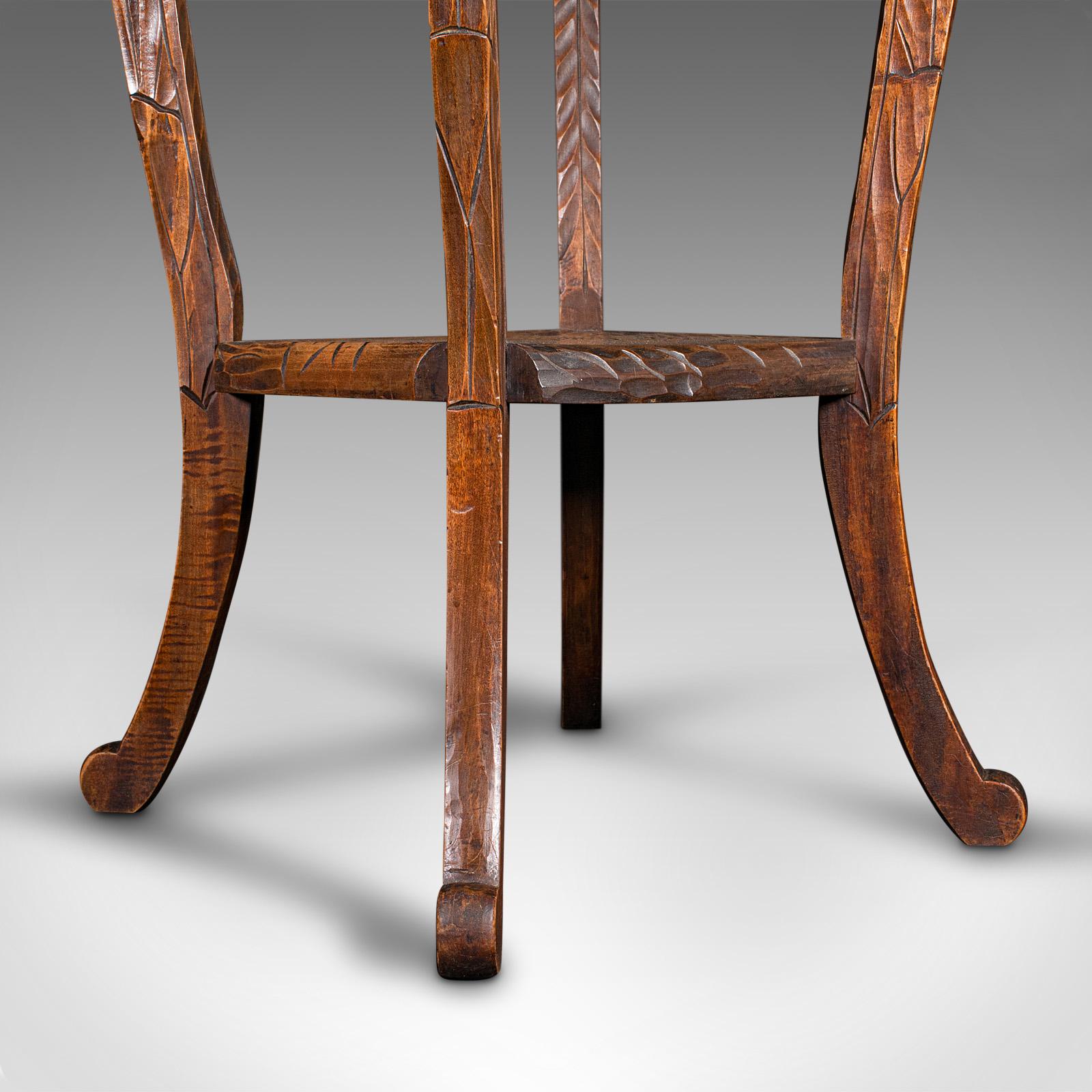 Antiker Beistelltisch, Japanisch, Lampe, Jardiniere Stand, Arts & Craft, Edwardian im Angebot 5
