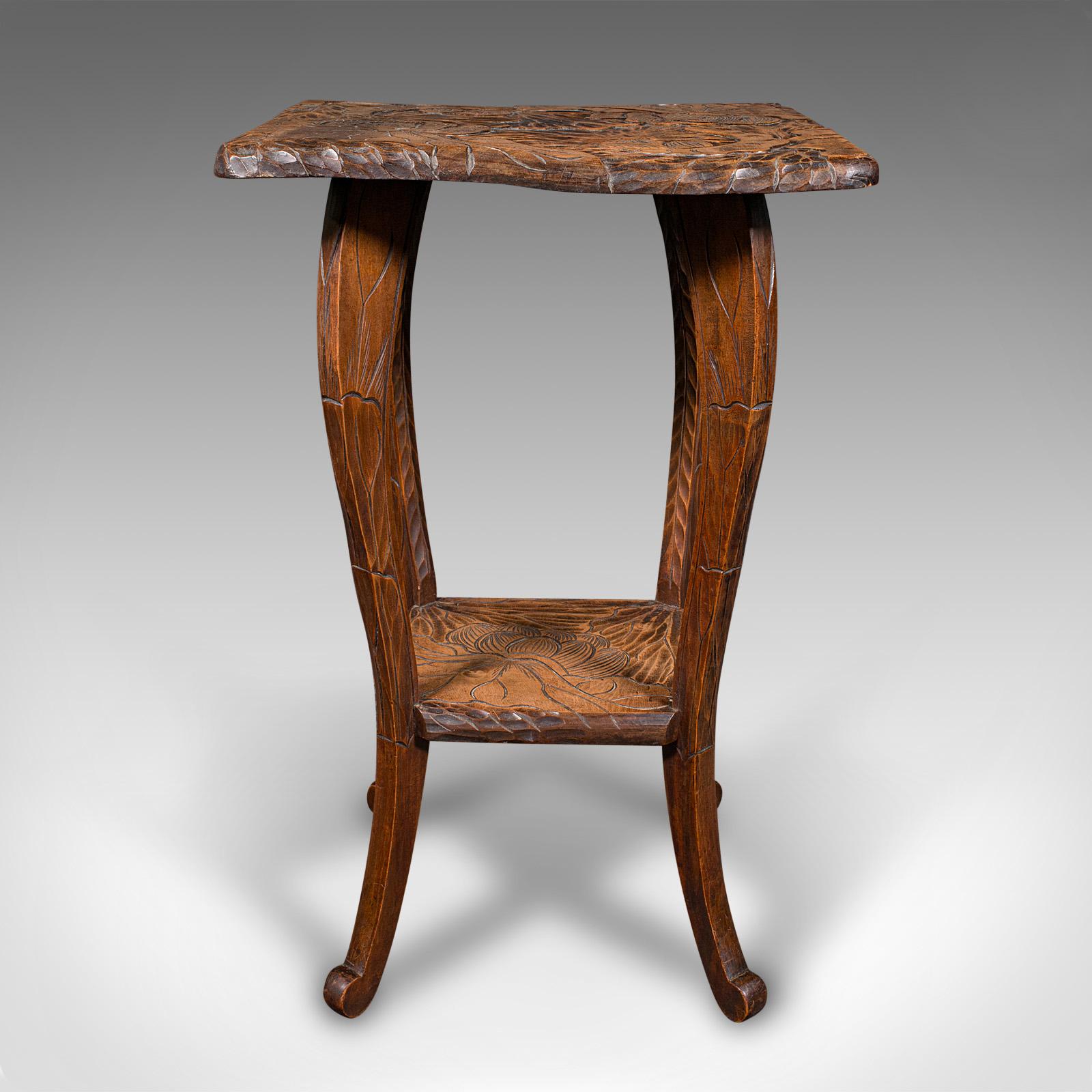 Antiker Beistelltisch, Japanisch, Lampe, Jardiniere Stand, Arts & Craft, Edwardian im Zustand „Gut“ im Angebot in Hele, Devon, GB