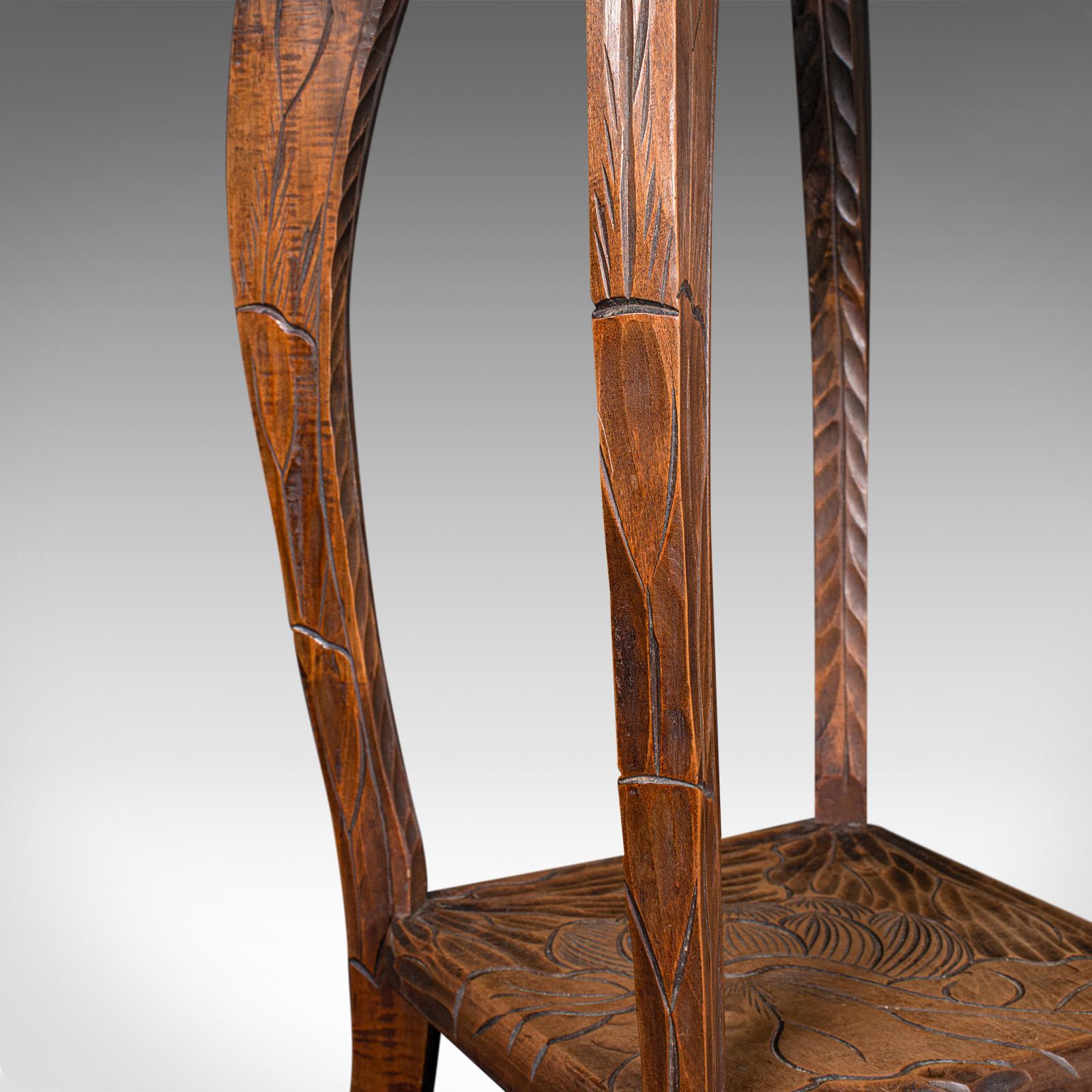 Antiker Beistelltisch, Japanisch, Lampe, Jardiniere Stand, Arts & Craft, Edwardian im Angebot 4