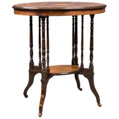 Antique Side Table, Victorian Rosewood, English, circa 1880