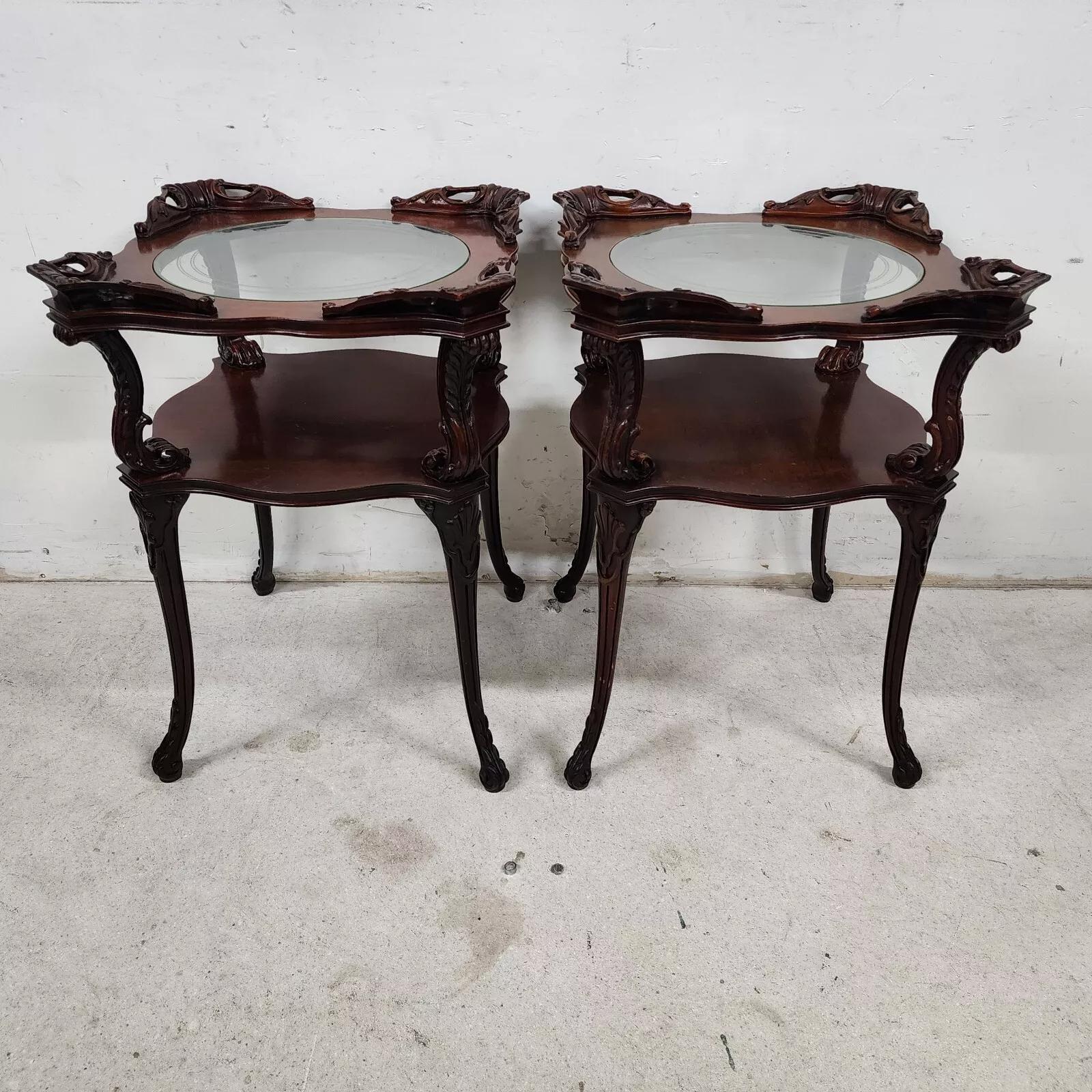 Antique Side Tables Louis XV by Adams Always Pair For Sale 5