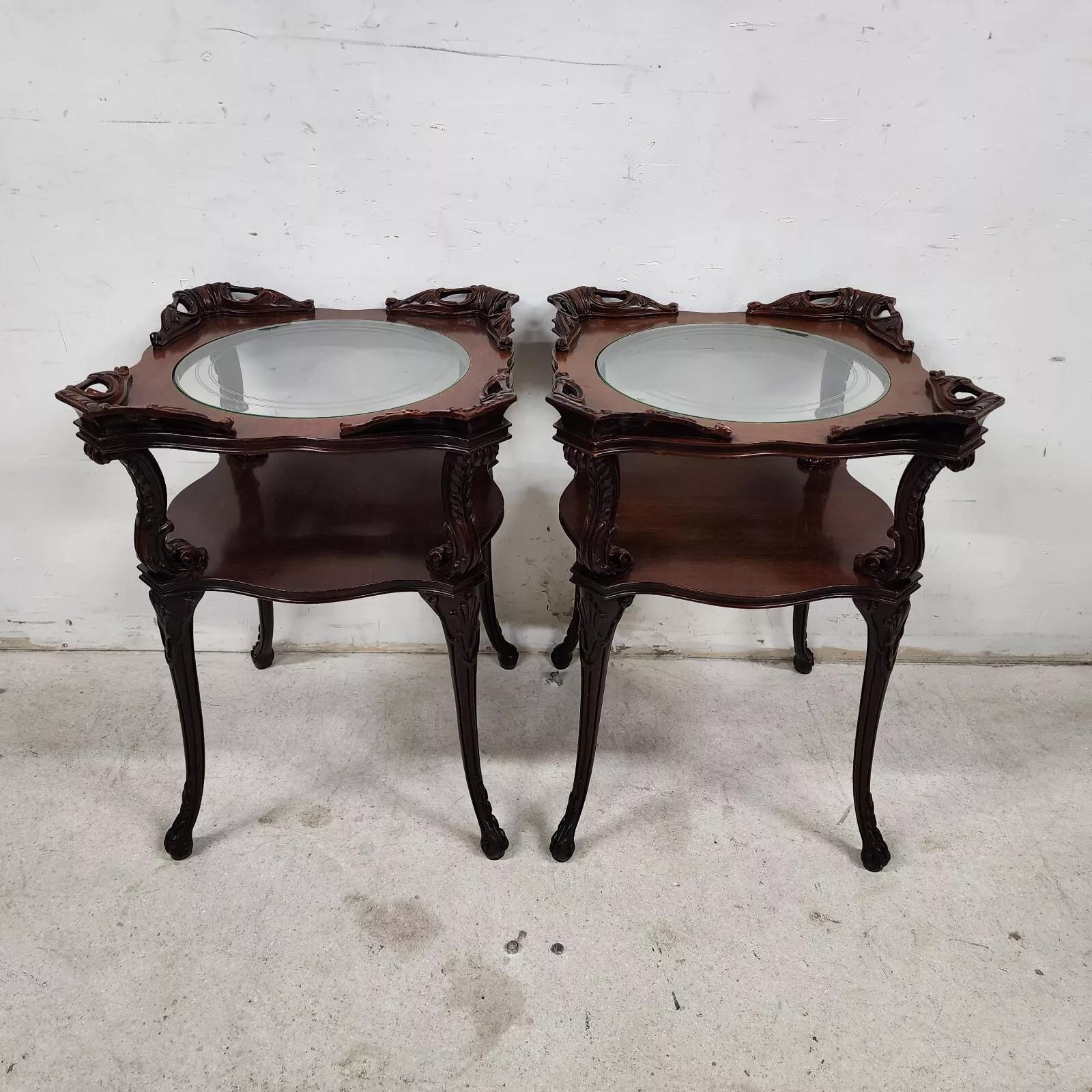 Antique Side Tables Louis XV by Adams Always Pair For Sale 6