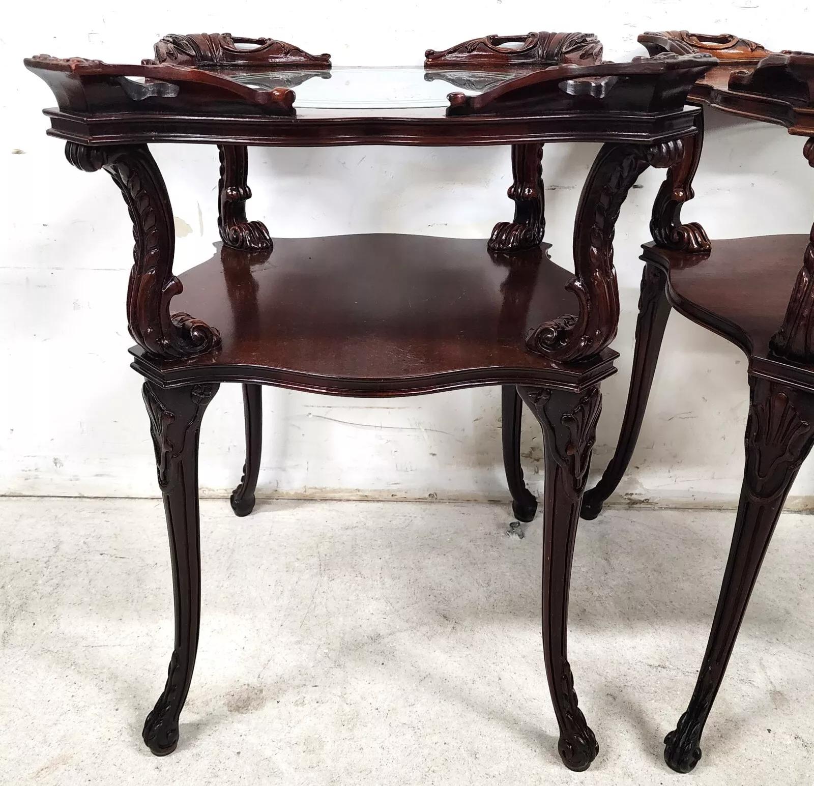 Antique Side Tables Louis XV by Adams Always Pair For Sale 2