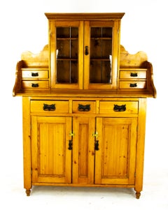 Antique Sideboard, Antique Pine Farmhouse Kitchen Dresser, Scotland 1880, B1459